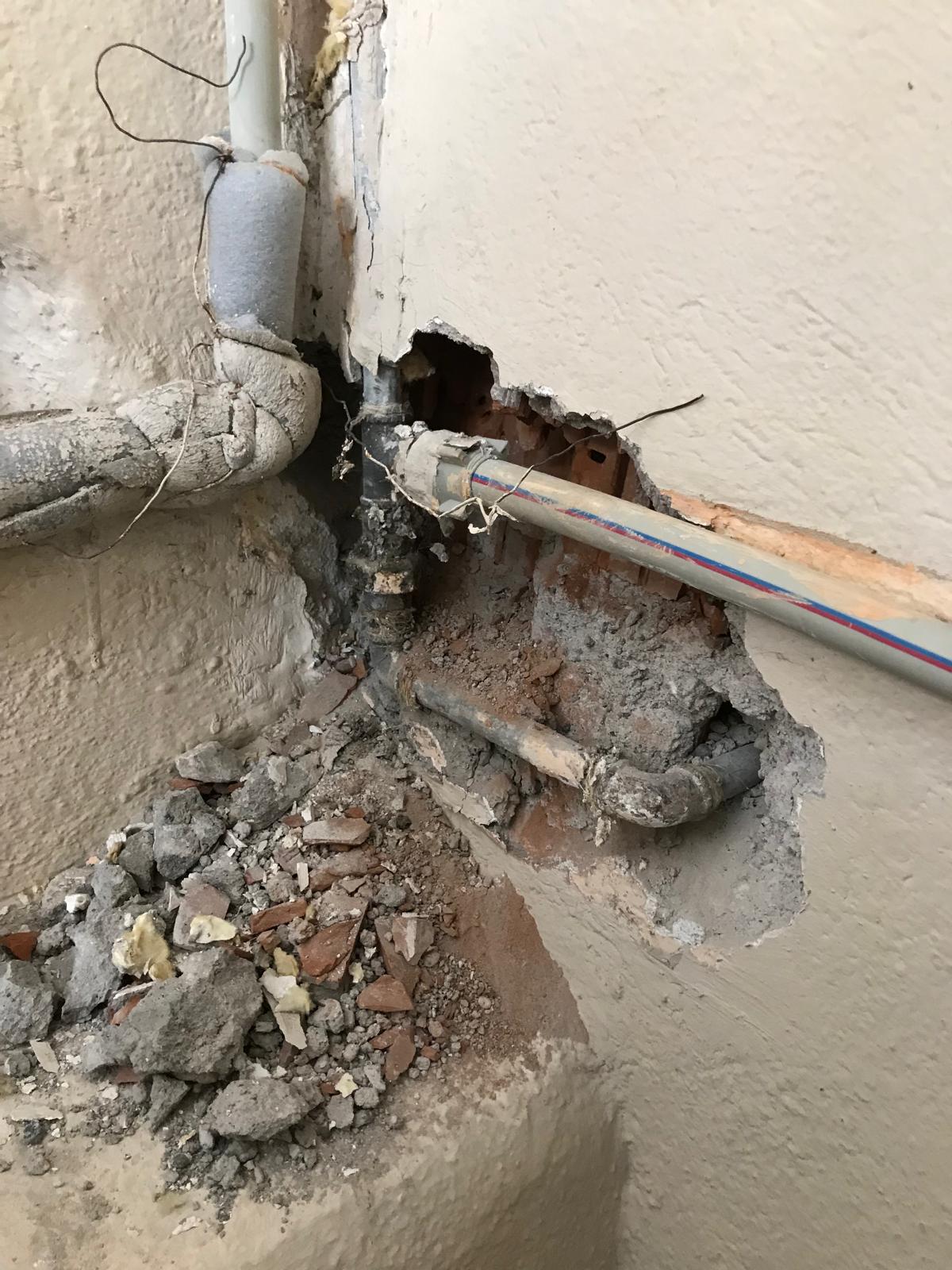 Duvar içi tesisat hattı yenileme